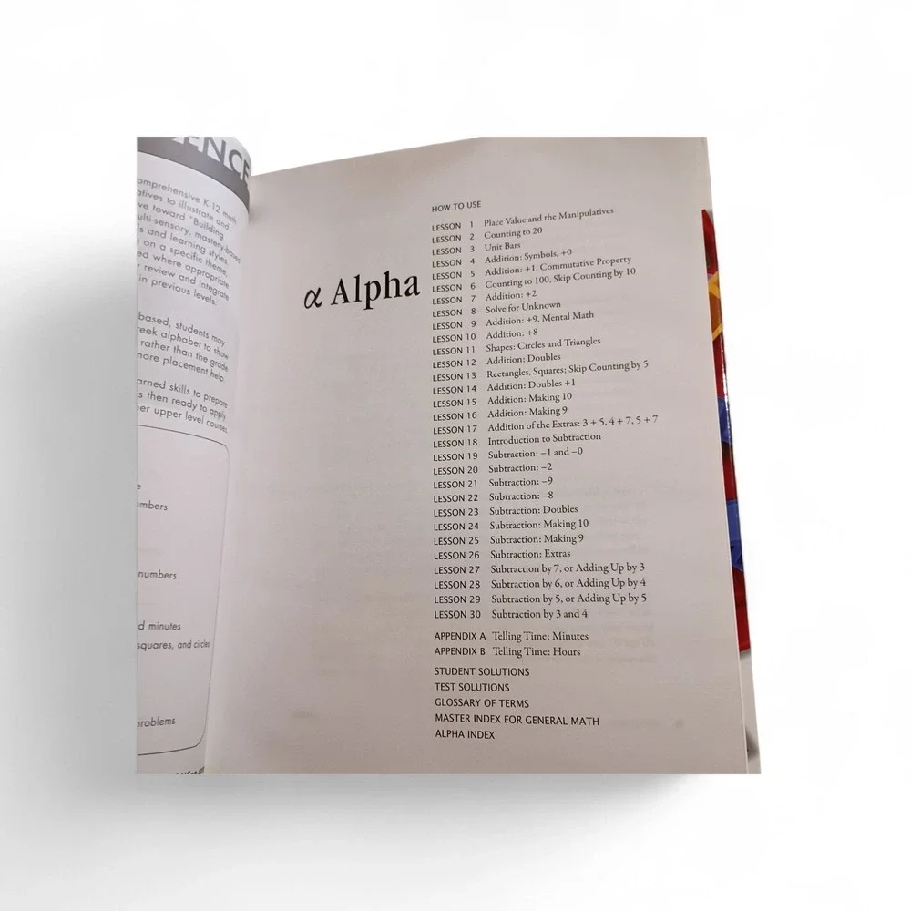 Math U See Alpha Teachers Instruction Manual‎ Instruction Manual Only Book EUC